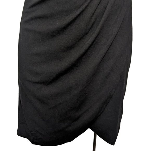 Zalalus Womens Black Bodycon Party Dress Sz Small Spaghetti Straps Deep V Neck - Picture 7 of 10